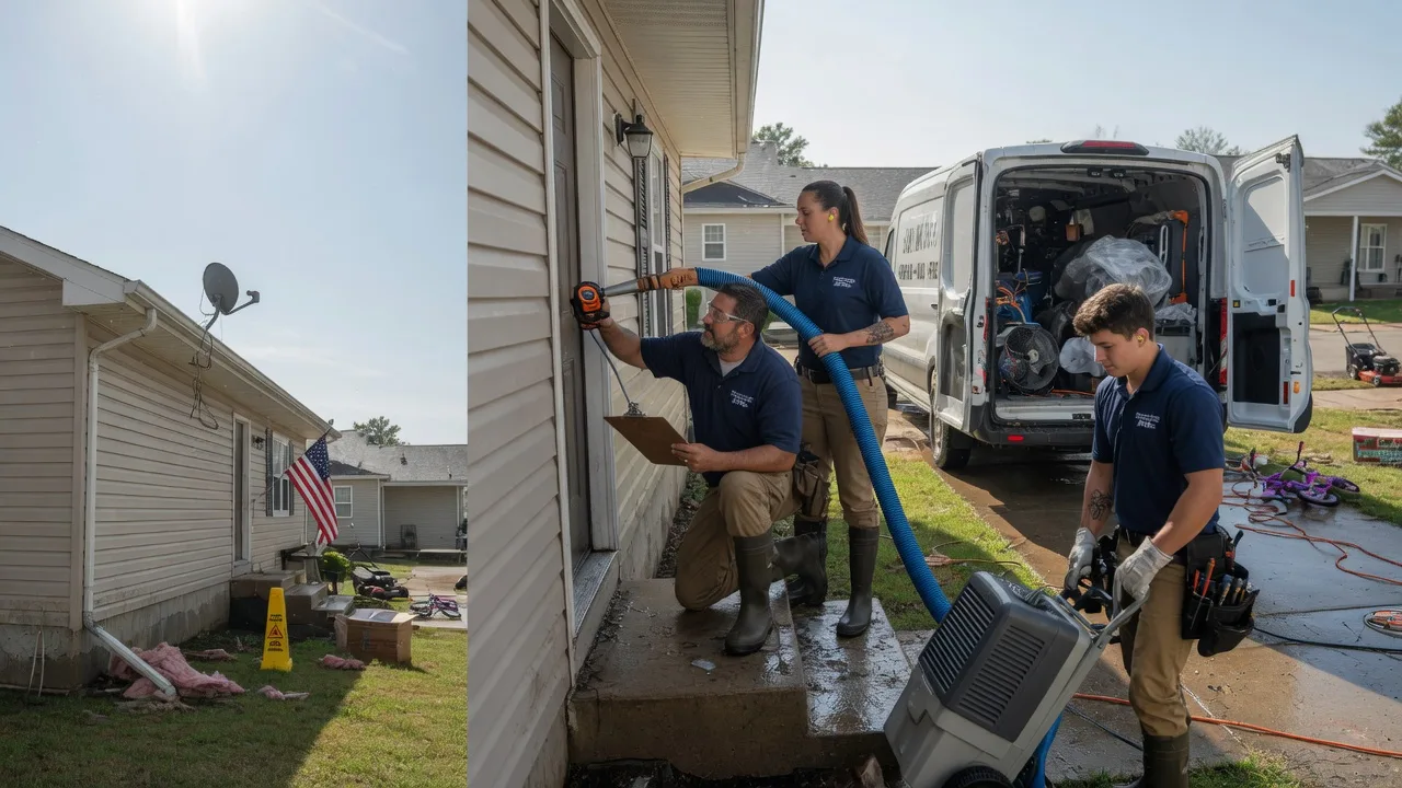 Ceiling Water Damage Restoration in Warren, OH near me